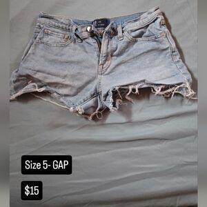 GAP Women's Blue Denim Shorts